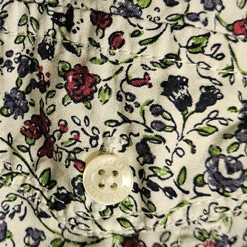 Tommy Hilfiger Floral Button-down Shirt Large - Picture 3 of 5